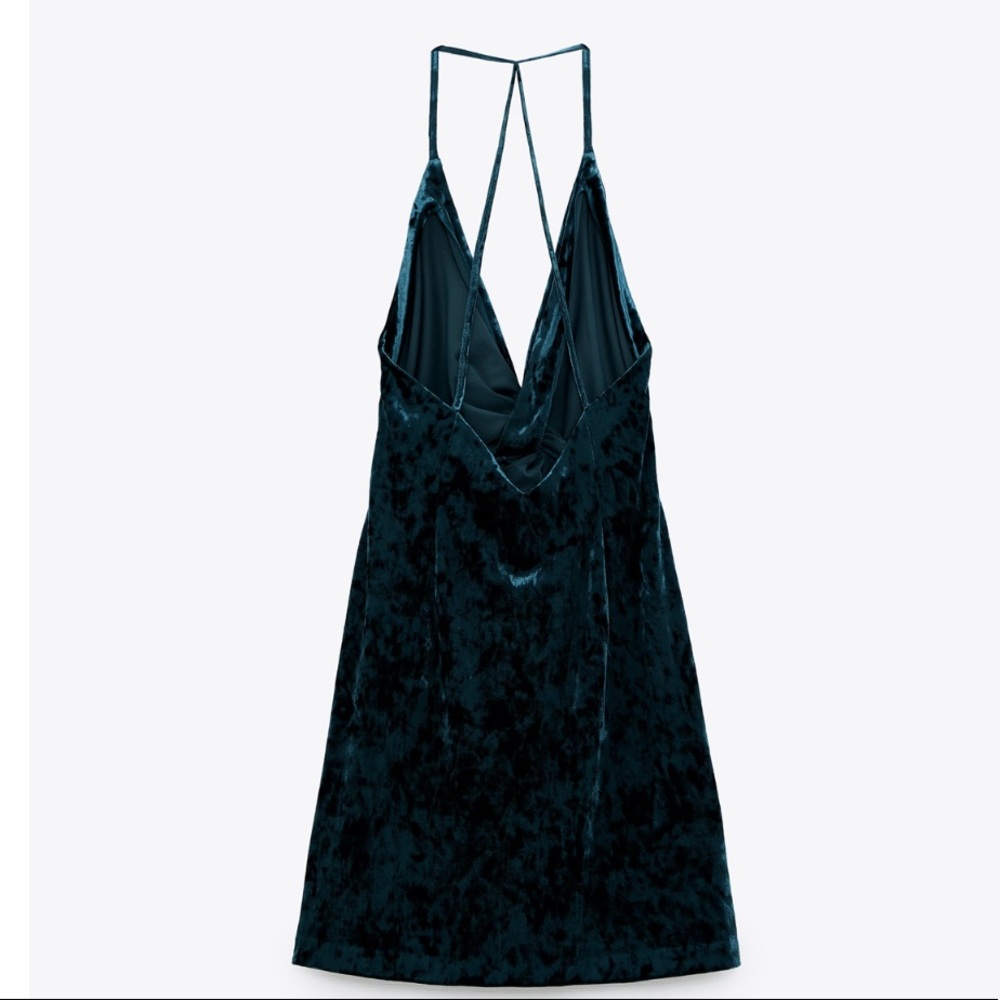 ZARA Holiday Party  Velvet mini dress - Picture 10 of 16